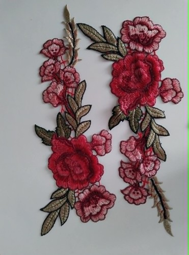 Stück aufnäher rosenranke - 2,