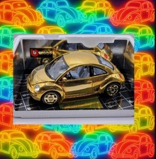 Bburago Volkswagen New Beetle VW Gold Modell Limitiert SoMo 1:18 Limited Edition