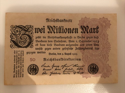 Millionen mark reichsmark - mark,