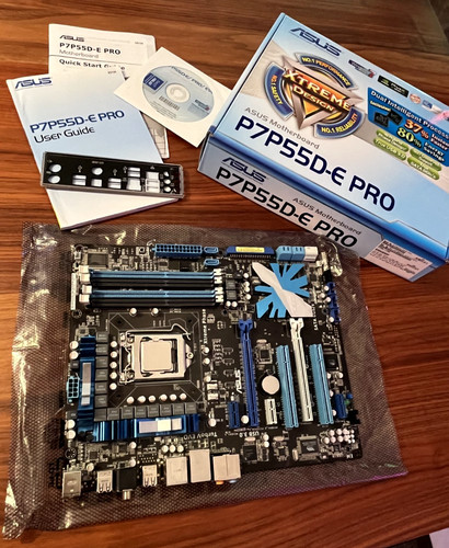 Asus p7p55d pro motherboard - asus, p7p55d-e