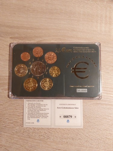 Euro gedenkmünzen satz - euro, gedenkmünzen-satz