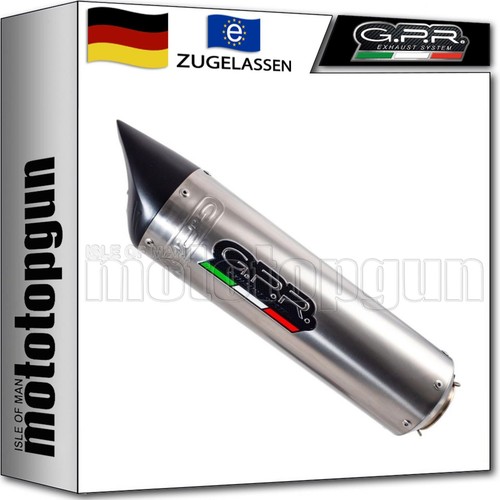 Auspuff zugelassen titan gpr - zugelassen,