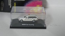 Werbemodell - Wiking - BMW 3er Touring Servicemobil - weiß/silbern / schwarze IE
