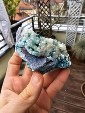 Dioptas, Calcit, Azurit Stufe Aus Kongo 274 Gramm, Green Mineral, Grünes...