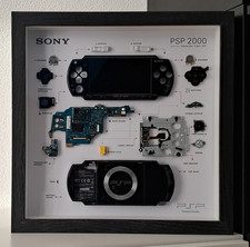 Sony PSP 2000 Konsole Teardown Frame - Bilderrahmen - Objektrahmen