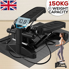 Mini Stepper Trainingsgerät Heim Cardio kompakt Fitness LCD-Display UK