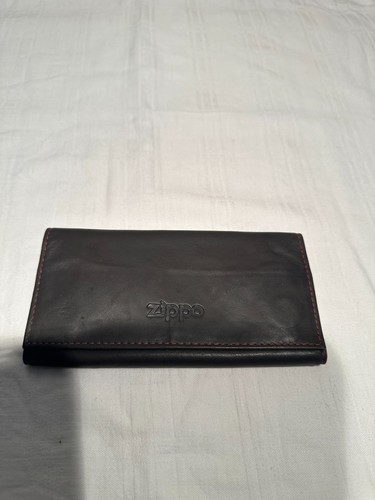 Zippo leder tabak beutel - leder,
