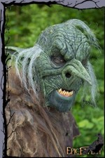 Larp Latex Maske - Oberherr Kobold Goblin mit Haaren 59- 61 cm  Epic Armoury