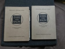 Tornow-Köhler-Graf: Zahl und Raum, Ehlermann, 1941-1943, seltene Ausgabe