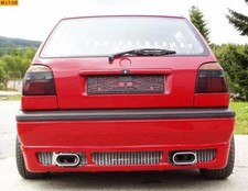 FOX Duplex Sportauspuff VW Golf 3 Limo Cabrio ab 91 re li je 1x135x80 flachoval