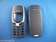 Original Nokia FRONT BACK Oberschale Cover 3310 3330 Gehäuse Akkudeckel BLAU 