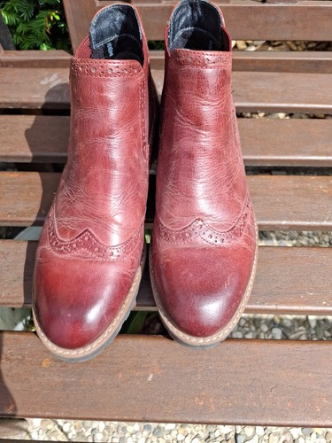 Stiefeletten 39 bordeaux - gr.,