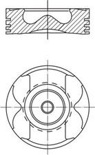 MAHLE 021 PI 00129 000 Kolben