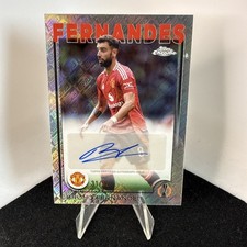 Bruno Fernandes /52 Autograph Topps Auto CA-BF - 2024-25 TOPPS Chrome UCC