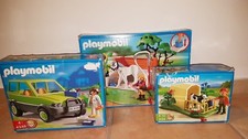 Playmobil Farm, Mobile Tierärztin, Pferdedusche, Kuhstall, 