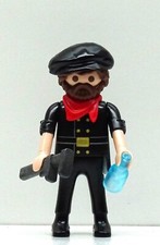 LOKFÜHRER HEIZER MECHANIKER A Playmobil zu Eisenbahn Steaming Mary Mütze Custom