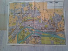 Alter Stadtplan von Magdeburg