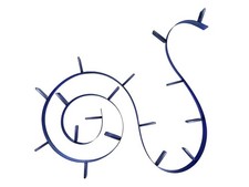 Design-Bücherregal 'Bookworm'