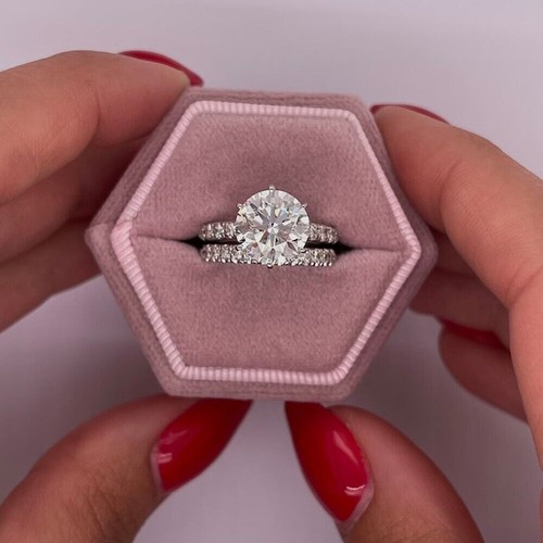 Weißgold ring set 14k diamant - ring,