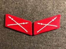 Paar Kragenspiegel für