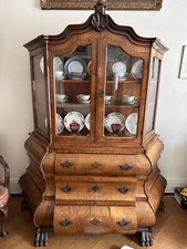 Barockkommode mit Aufsatzvitrine, Anfang 20 Jh. , Guter Zustand 