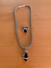 Pierre lang Set Kette mit Anhänger , und Ring gr.7