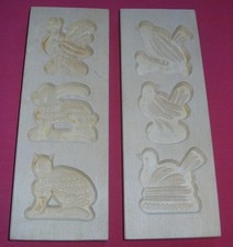 2 x Keksform Holz Weihnachten Backform je 3 Motive