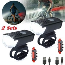 2Stk LED Fahrrad Licht Set