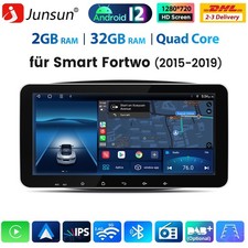 10.33" Für Benz Smart 2015-2019 Android 12 CarPlay Autoradio GPS Navi WIFI 2+32G