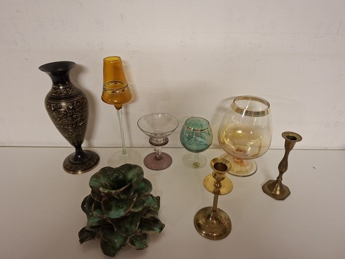 Diverse gläser rauchglas - gläser, /