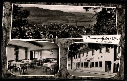 Ansichtskarte ebermannstadt - ansichtskarte,