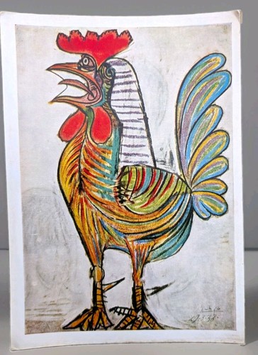 Vintage kunstpostkarte pablo - kunstpostkarte,