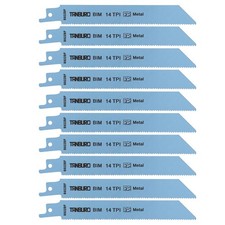 10 Stück Metallschnitt S922BF Metall Säbelsägeblätter für Bosch Makita