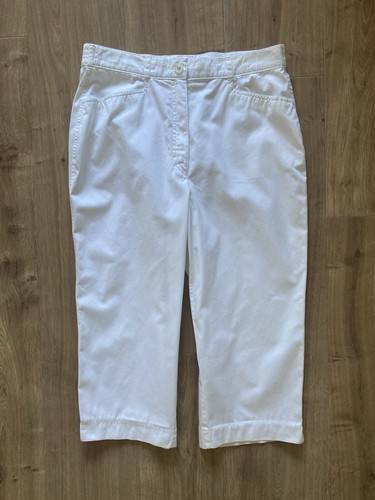 Weiße capri hose - weiße, zerres