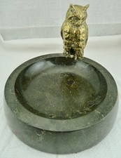 Schreibtisch-Garnitur Eule Uhu