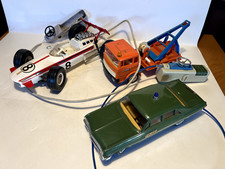 Konvolut GAMA Opel Rekord Polizei + GAMA Abschleppwagen + JOUSTRA Rennwagen