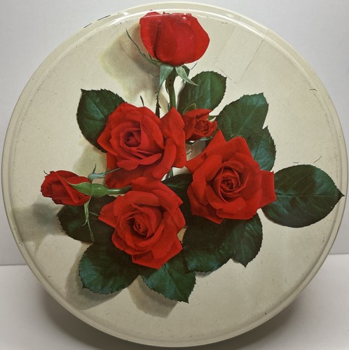 Alte keks blechdose rosen - alte,