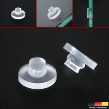 4-100 Stk. Glasplattenauflage Ø16 Glastisch Gummi-Auflage Gummipuffer Glasplatte