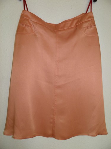 Hugo boss seidenrock apricot - boss,