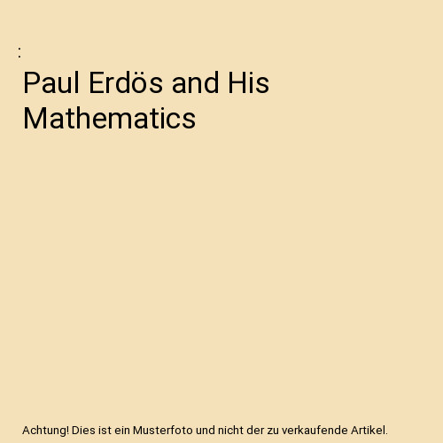 Paul erdös and his - and,