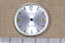 Oriosa Swiss 17 Jewels Incabloc Zifferblatt silbern 27,7mm - AVS10097 EC4