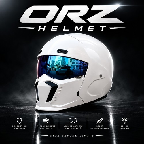 Motorradhelm orz doppelform - motorradhelm, orz: