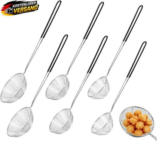 Edelstahl sieblöffel set - sieblöffel, 3