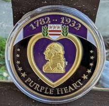 Purple Heart Challenge Coin