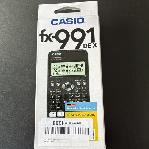 Casio 991de classwiz - x,