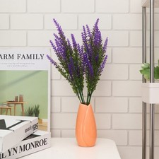  6Pcs 5 Gabeln Künstliche Lavendel Simulation Dekoration für Blumenstrauß Home