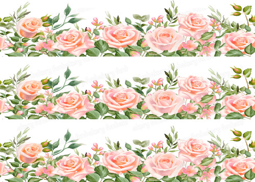 Blumen rosen tortenband - blumen,