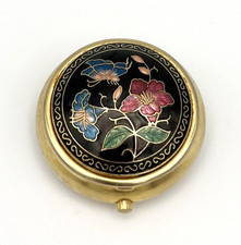 Vintage Pillendose Cloisonne