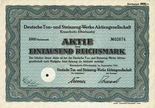 German clay stoneware VEB 1933