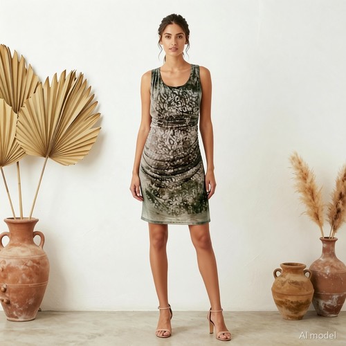 Glam cocktail knielang kleid - glam,